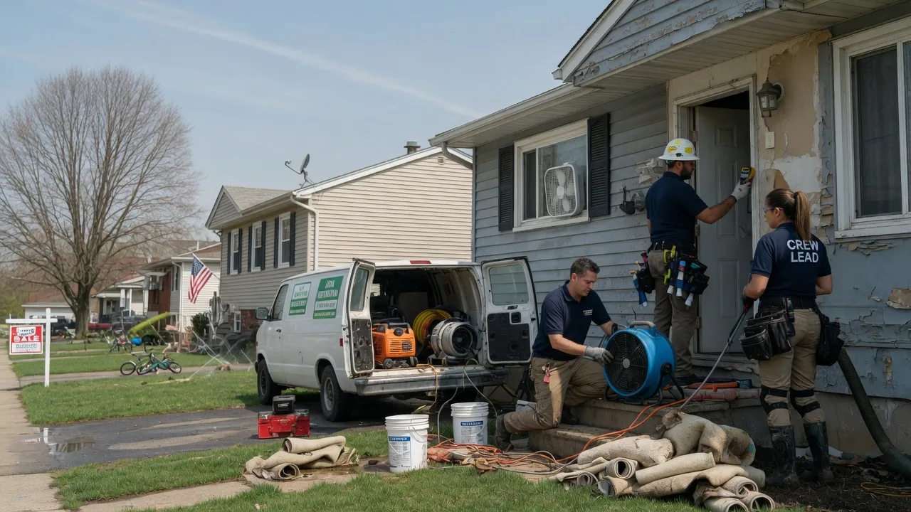 Flood Cleanup in Crosby, PA near me